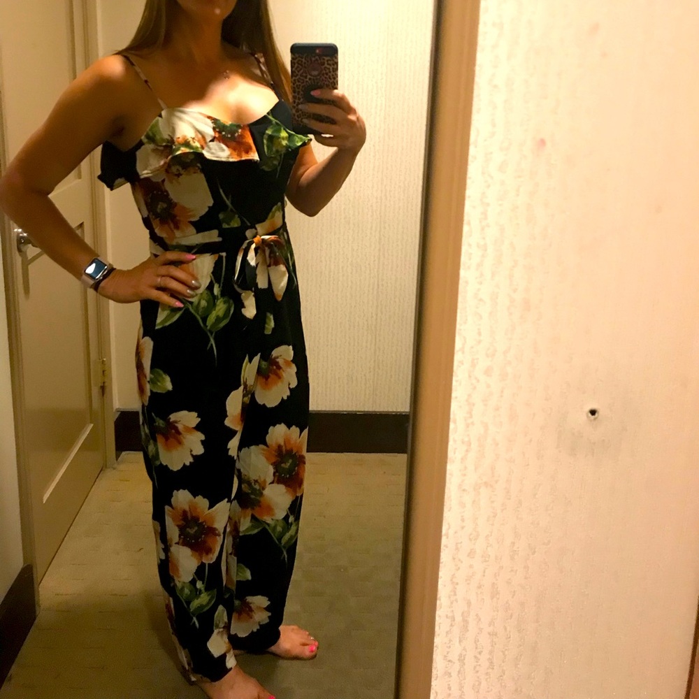 Floral jumpsuit
